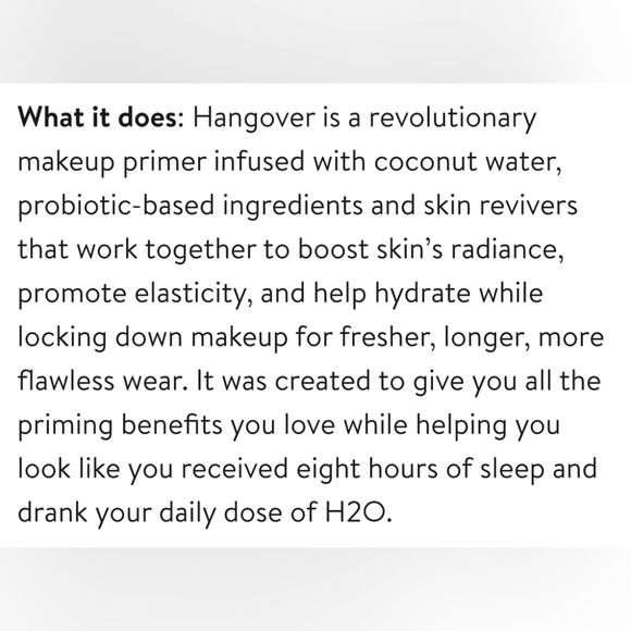 NIB Too Faced Hangover Rx Face Primer - Picture 7 of 8